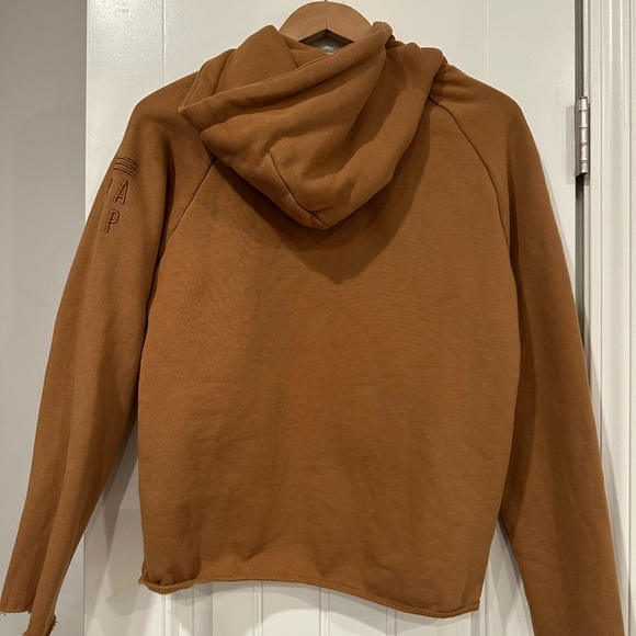 Be a Good Person Hoodie. Brown. Like new condition. XS. Raw sleeves. - Picture 7 of 9